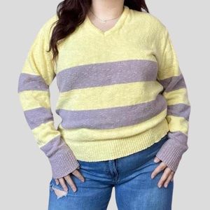 Vintage soft grunge men’s striped sweater